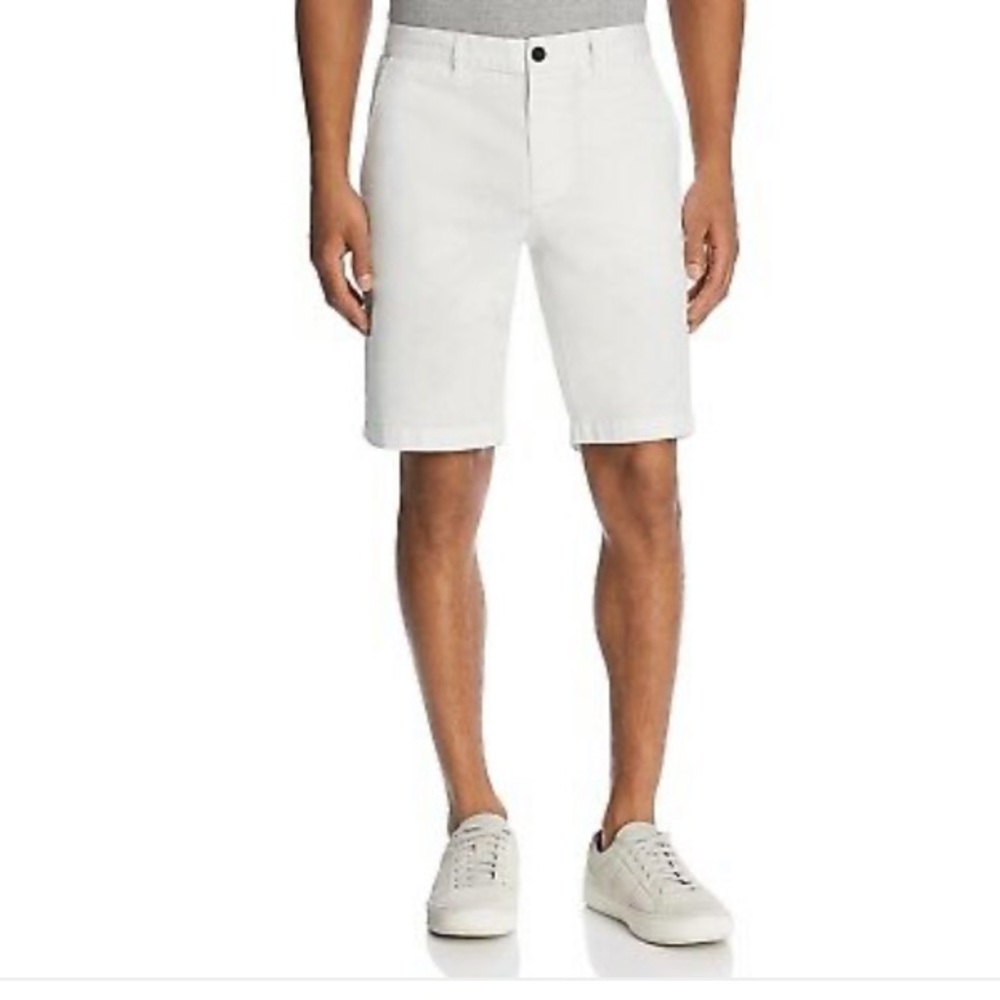 Theory Men’s White Bruner Shorts NWT
